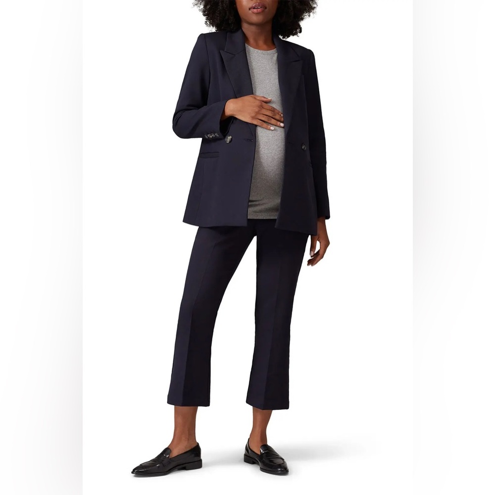 Hatch the maternity Jane navy blazer
